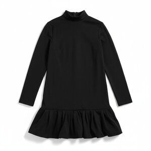 Andre Tan Black Wool Knit Sweater Dress XS NWOT